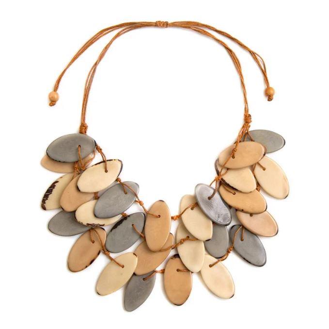 Tagua Nut Statement Necklace