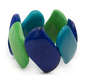 Turquoise Tagua Stretch Bracelet