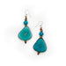 Turquoise Tagua Earrings