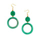 Salma Earrings Emerald