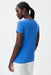 Blue Iris V-Neck Fitted Top