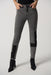 Charcoal Black Slim Fit Cropped Jeans