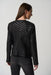 Black Faux-leather and Mesh Jacket