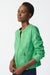 Island Green Foiled Suede Jacket