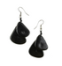 Black Tagua Nut Earrings