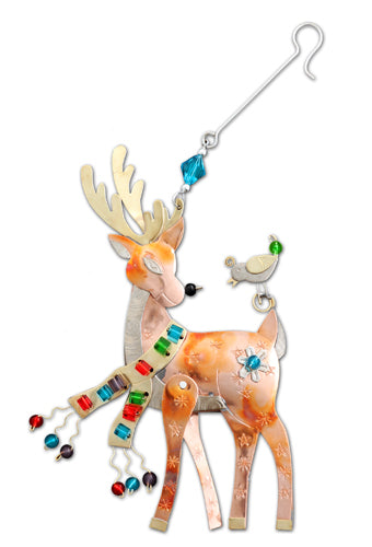 Vixen the Reindeer Handmade Ornament