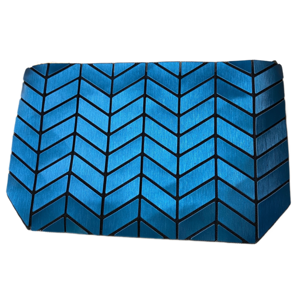 Midnight Blue Matte Geometric Bag
