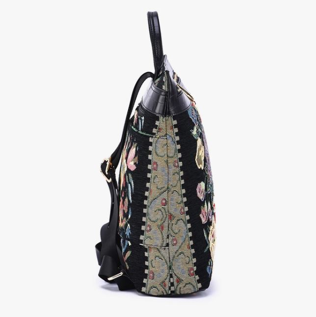 Flower Shop Vintage Tapestry Backpack