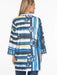 Blue Striped Kimono Jacket