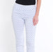 Anchor Print Pull On Ankle Pant