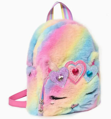 Cat Ombre Plush Mini Backpack