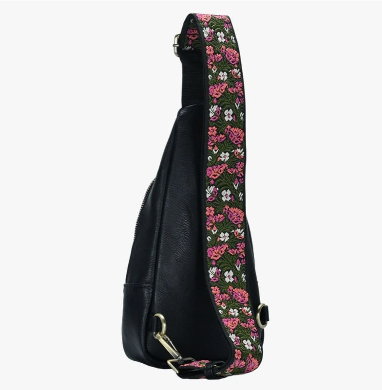 Black Sling Bag Guitar Strap