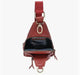 Cognac Faux Leather Sling Bag