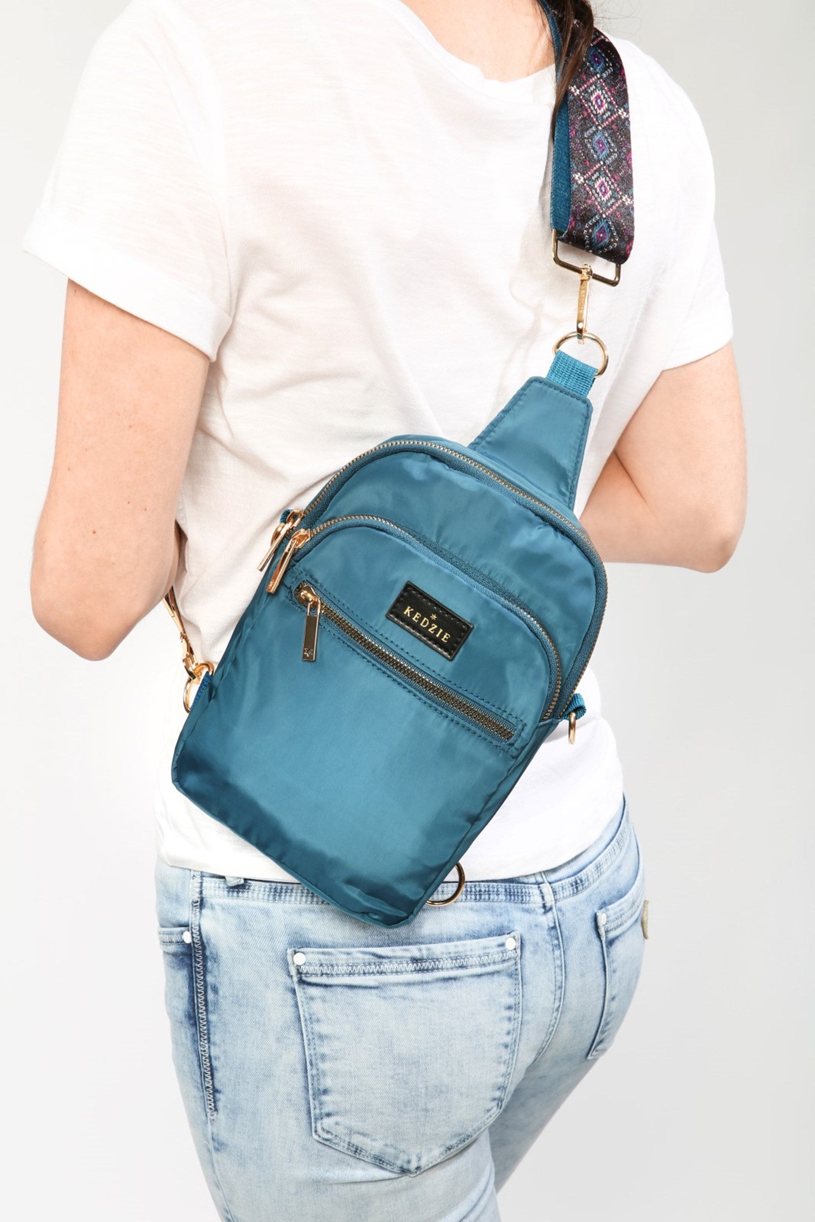 Teal Roundtrip Convertible Sling