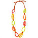 Long Links Bright Colors Tagua Necklace