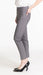 Charcoal Fine Line Twill Ankle Pant