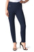 Navy Pull On Knit Ankle Pant