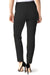 Black Pull On Knit Ankle Pant