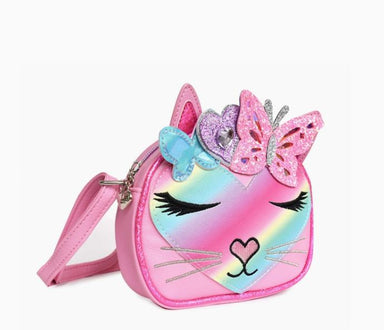 Cat Ombre Heart Rounded Crossbody