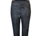 Stunning High Sheen Paisley Print Pull On Jeans