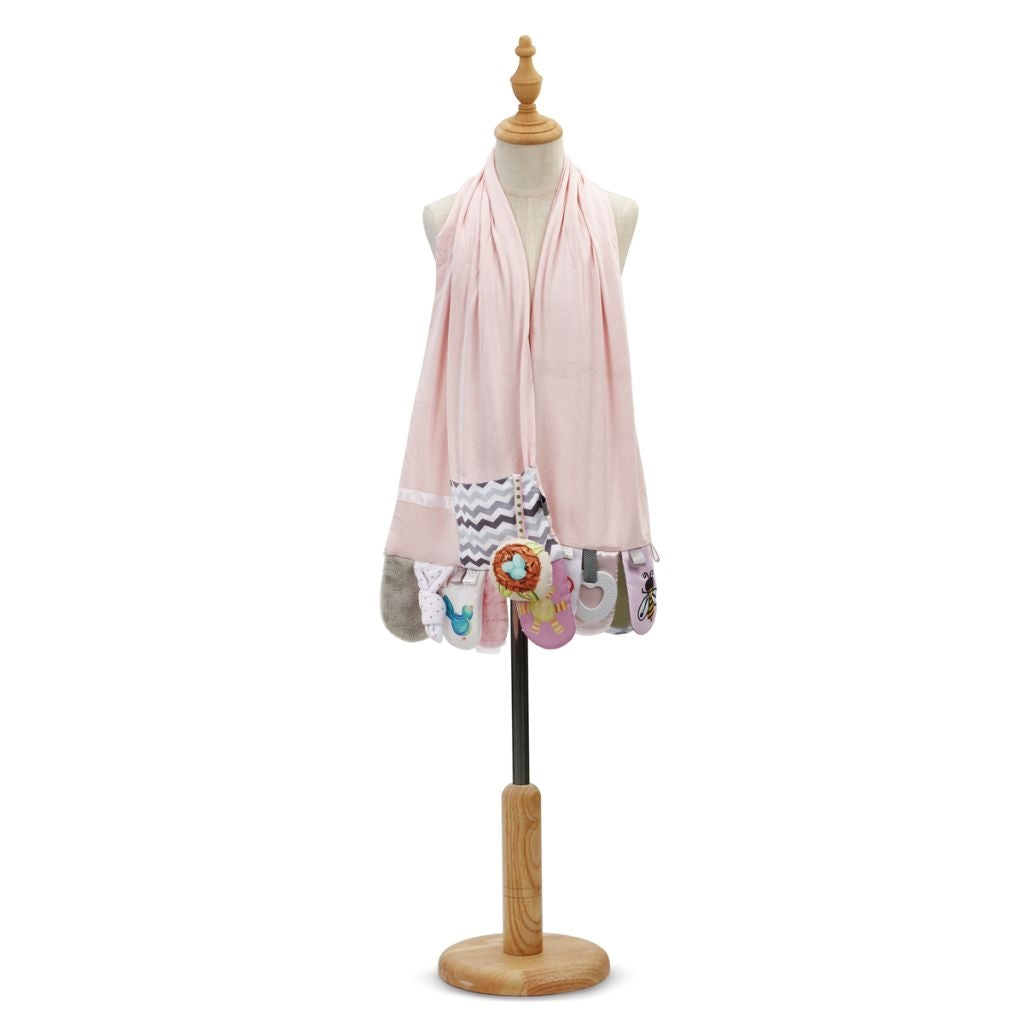Pink Baby Toy Activity Scarf