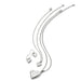 Cascade Heart Reversible French Wire Ear