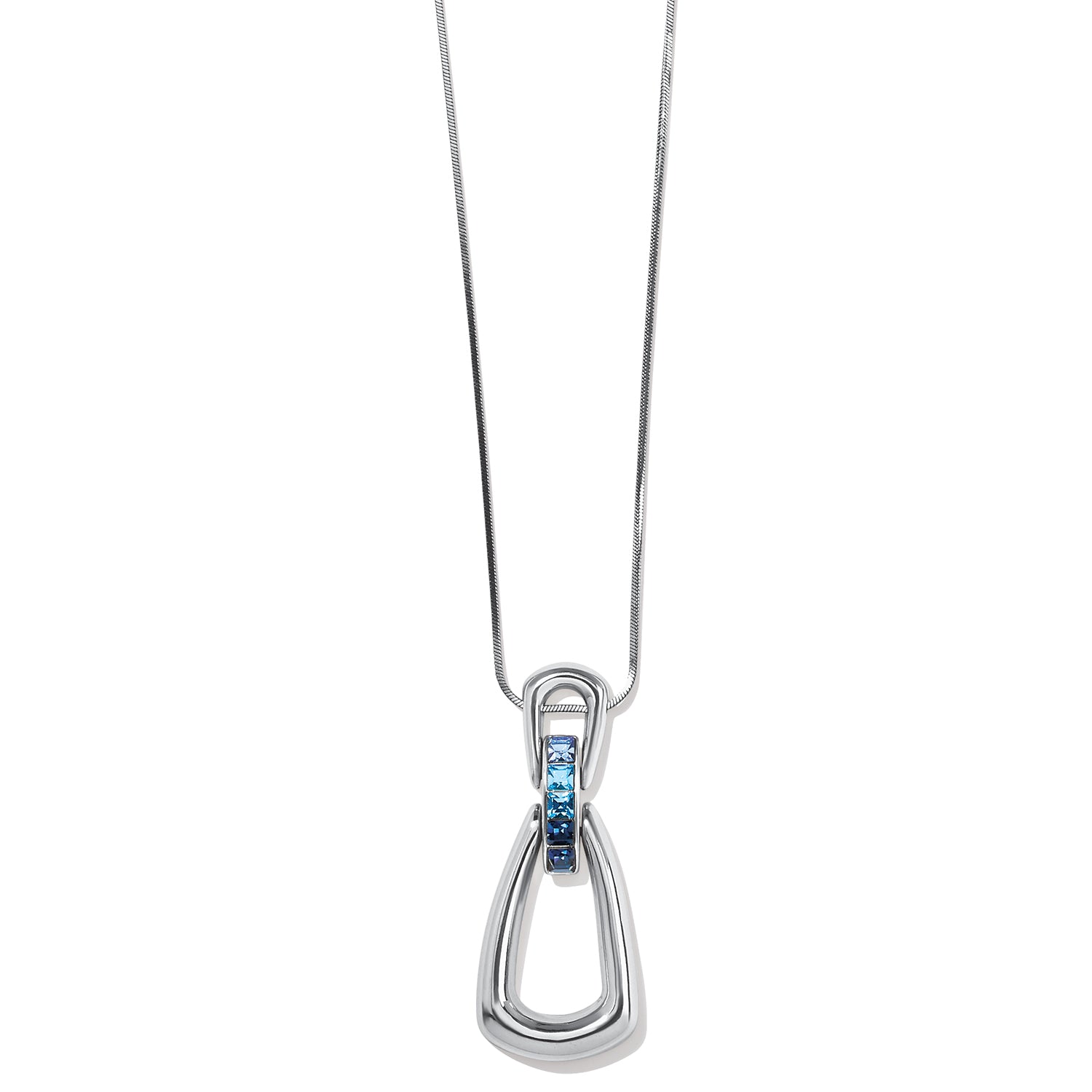 Spectrum Blue Loop Necklace