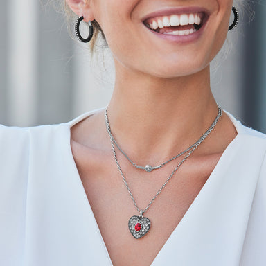 Collana Lunga Brighton MASSANDRA Yalta – Oro E Argento Con Cristallo Swarovski – Prezzo Al Dettaglio $98 - Foto 2