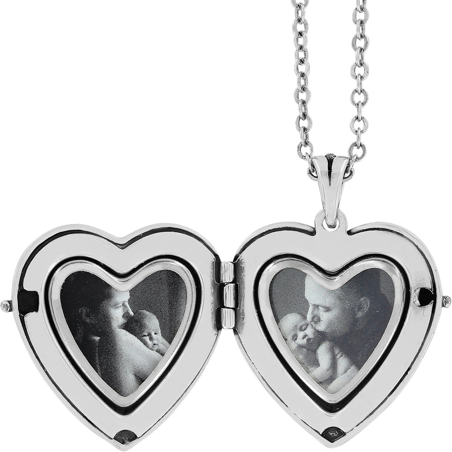 Adhvik CMB8018 Heart Shape Love Couple Mini Photo Frame Memory Locket  Pendant Necklace Silver, Gold-plated Stainless Steel Pendant Set Price in  India - Buy Adhvik CMB8018 Heart Shape Love Couple Mini Photo