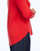 Red 3/4 Sleeve Ponte Knit Top